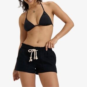 NWT Roxy Oceanside Beach Shorts Black